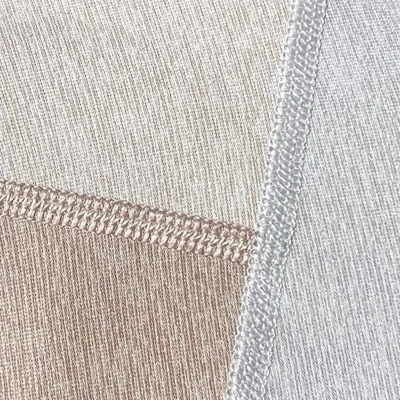 Outdoor Voices Oatmeal Multi 7/8 Tri-Tone Leggings - Picture 3 of 5